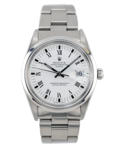 Vintage Rolex Oyster Perpetual Date Superlative Chronometer Officially Certified 15000